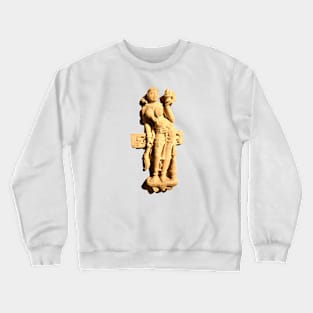 Woman Buddhist Sculpture/ Swiss Artwork Photography Crewneck Sweatshirt